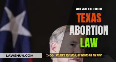 Texas Abortion Law: Who Approved This?