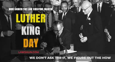 The Law Behind Martin Luther King Day