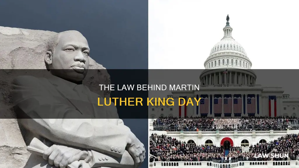 who signed the law creating martin luther king day
