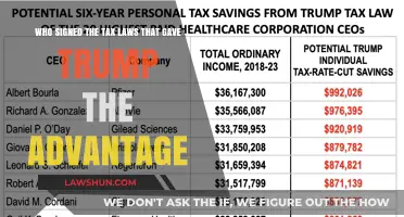 Trump's Tax Laws: Who Signed Them?