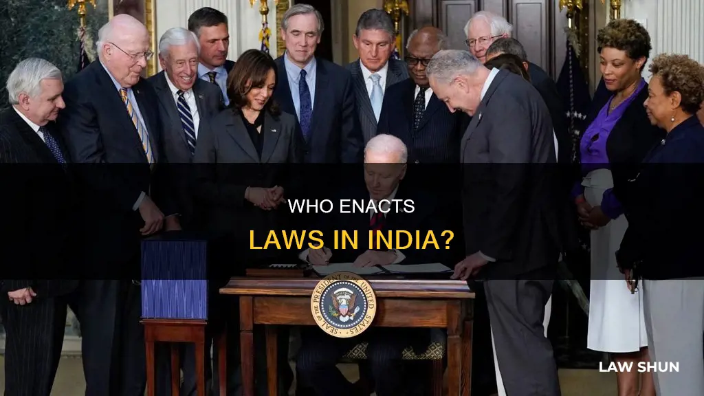 who signs bills to become laws in india