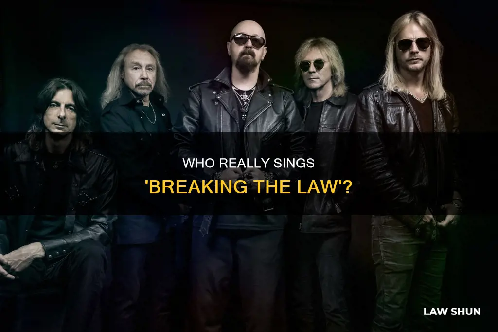 who sings breaking the law