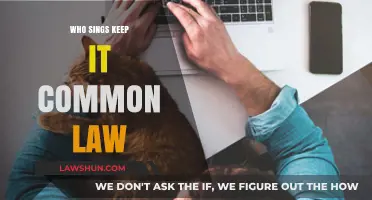 The Law of Love: Who Sings "Keep It Common Law"?