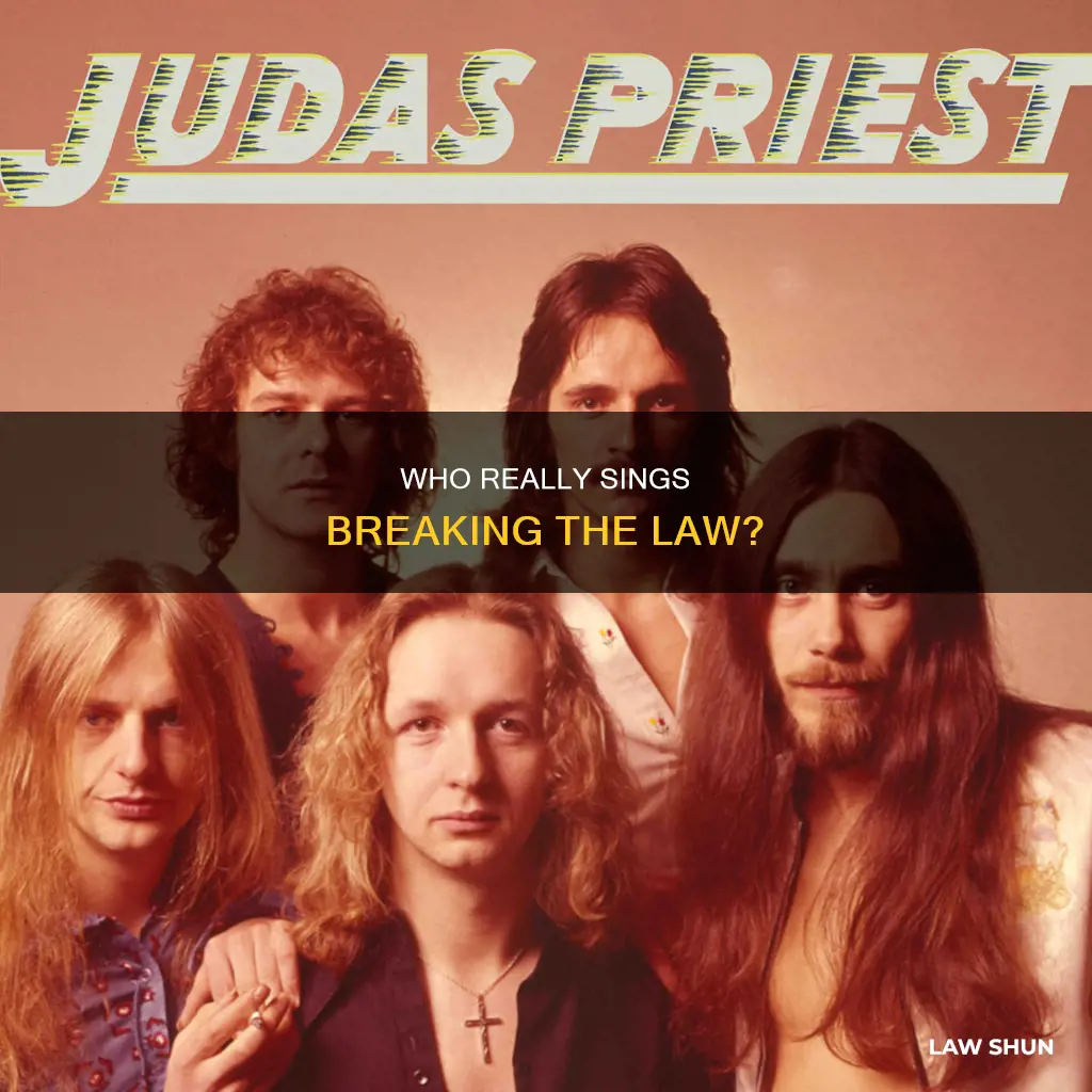 who sings the song breaking the law breakin the law