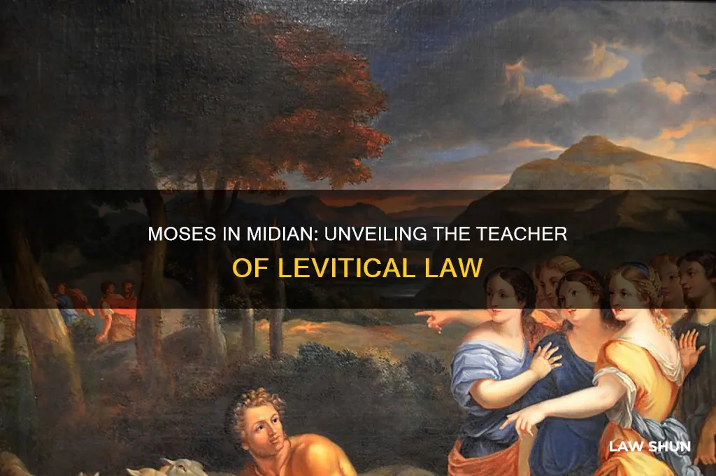 who taught moses about the levitical law while in midian