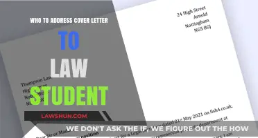 Crafting a Cover Letter: Addressing Tips for Aspiring Law Students