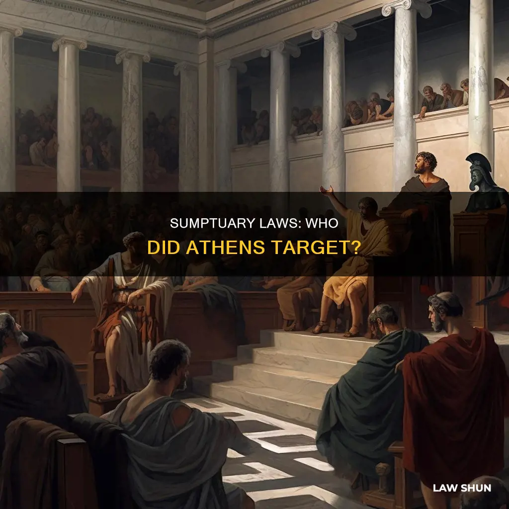 who to the sumptuary laws in athens apply to