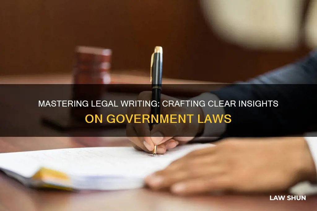 who to write about govenment laws