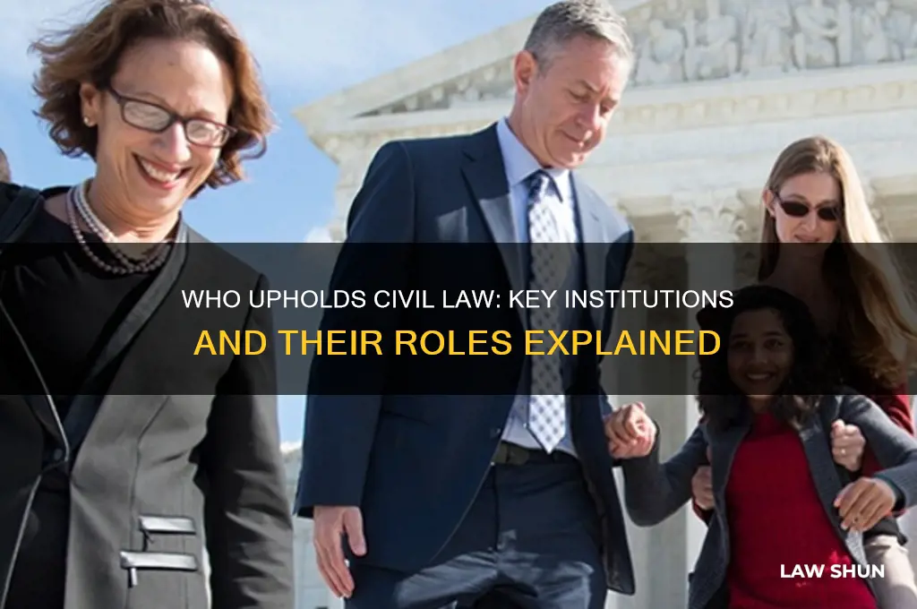 who upholds civil law