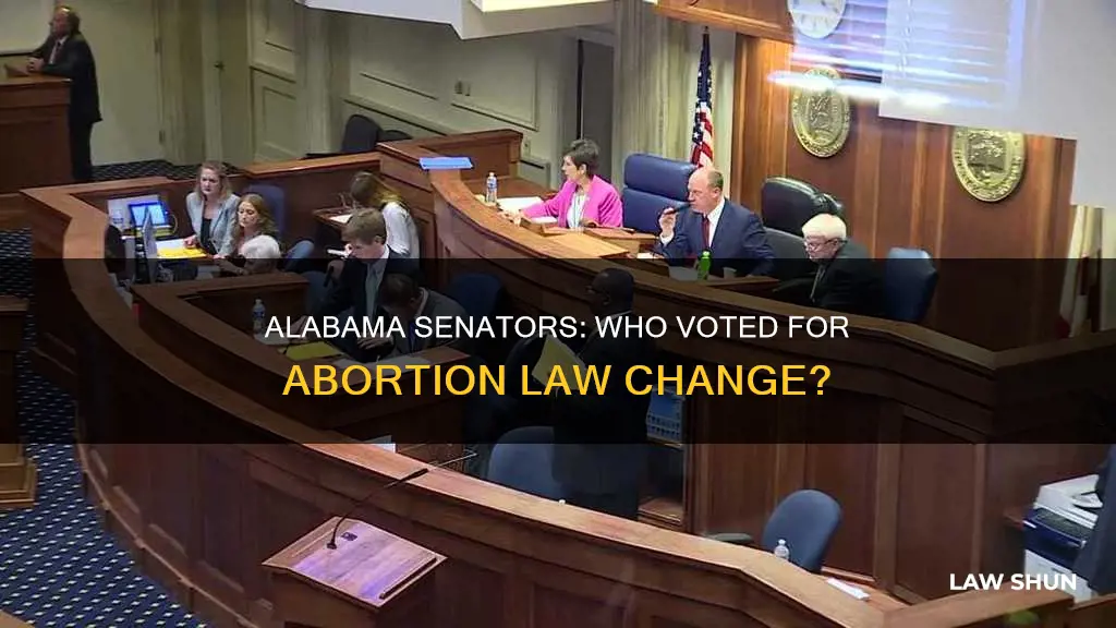 who voted alabama senators abortion law