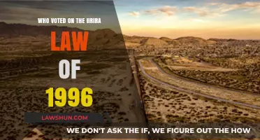 Unveiling the Lawmakers Behind the 1996 IIRIRA Immigration Act