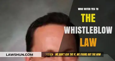 Whistleblower Law Supporters: Unveiling the Key Votes Behind Its Passage