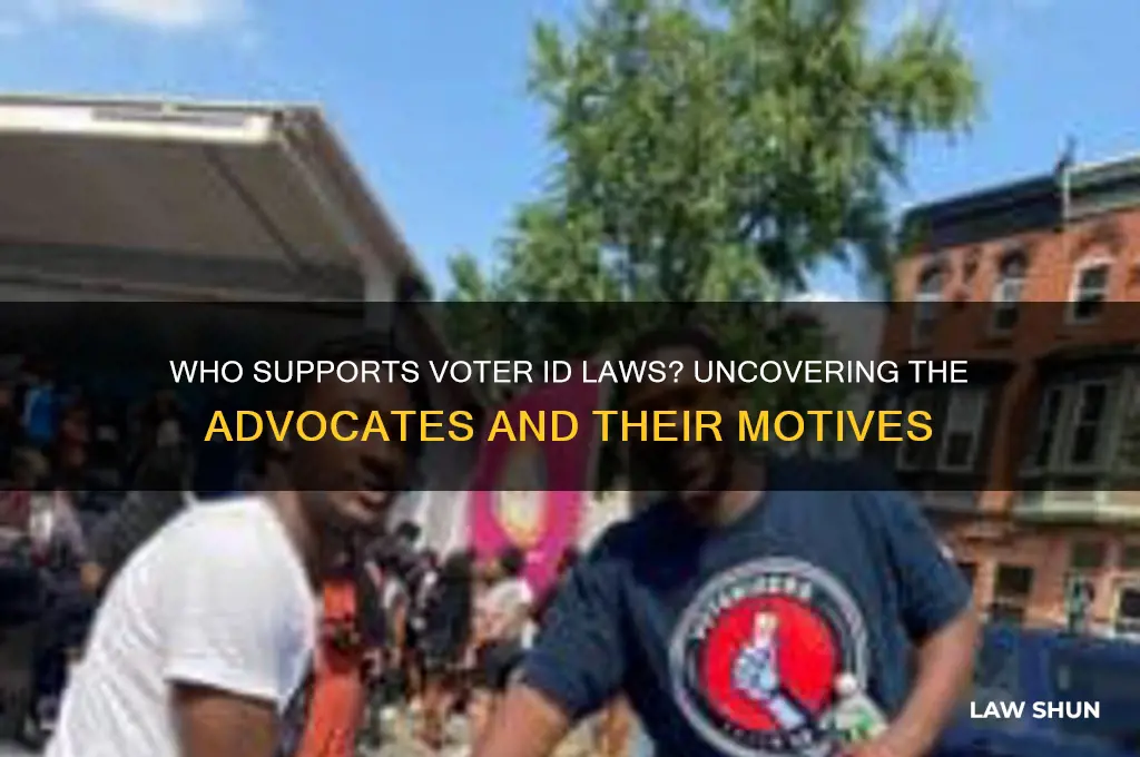 who wants voter id laws