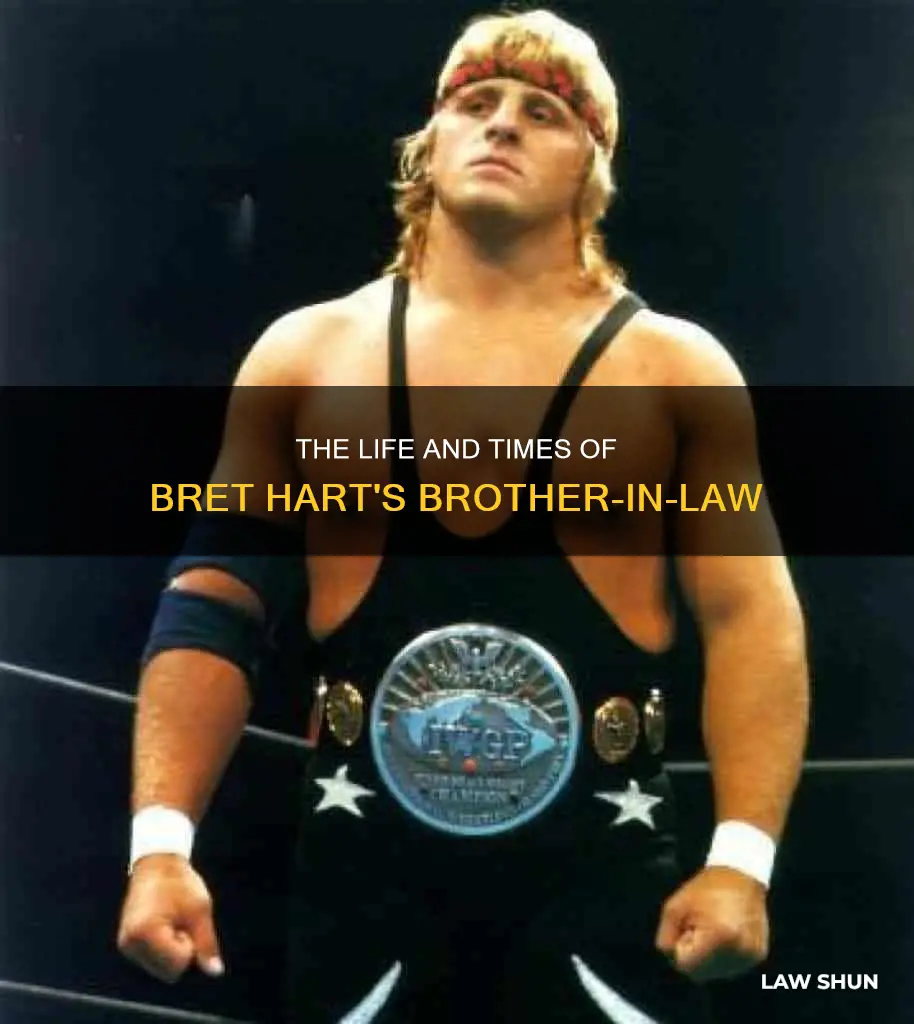 who was brett harts brother in law