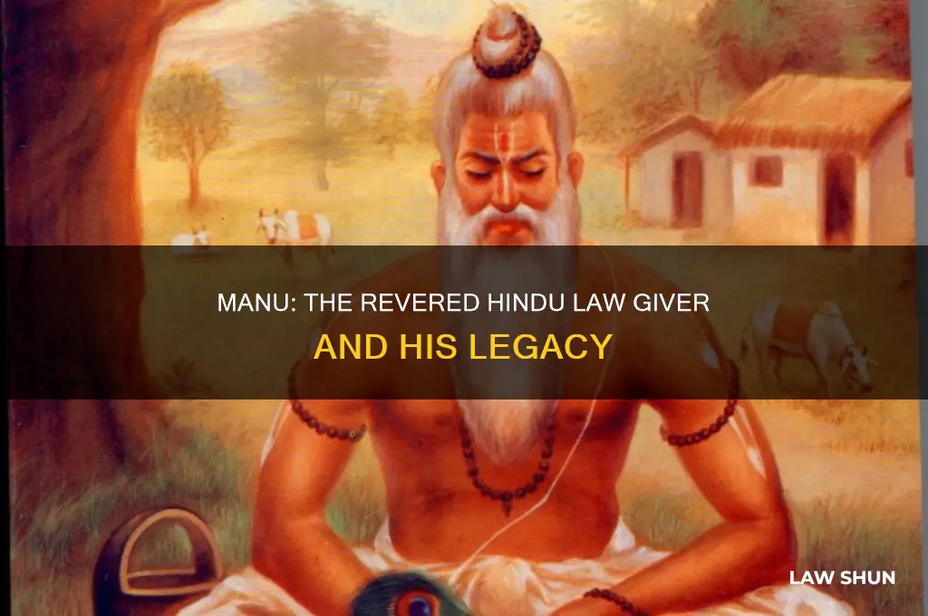 who was regarded as the great hindu law giver