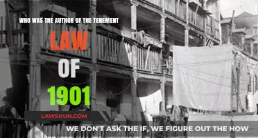The Tenement Law of 1901: Unveiling Its Author and Impact