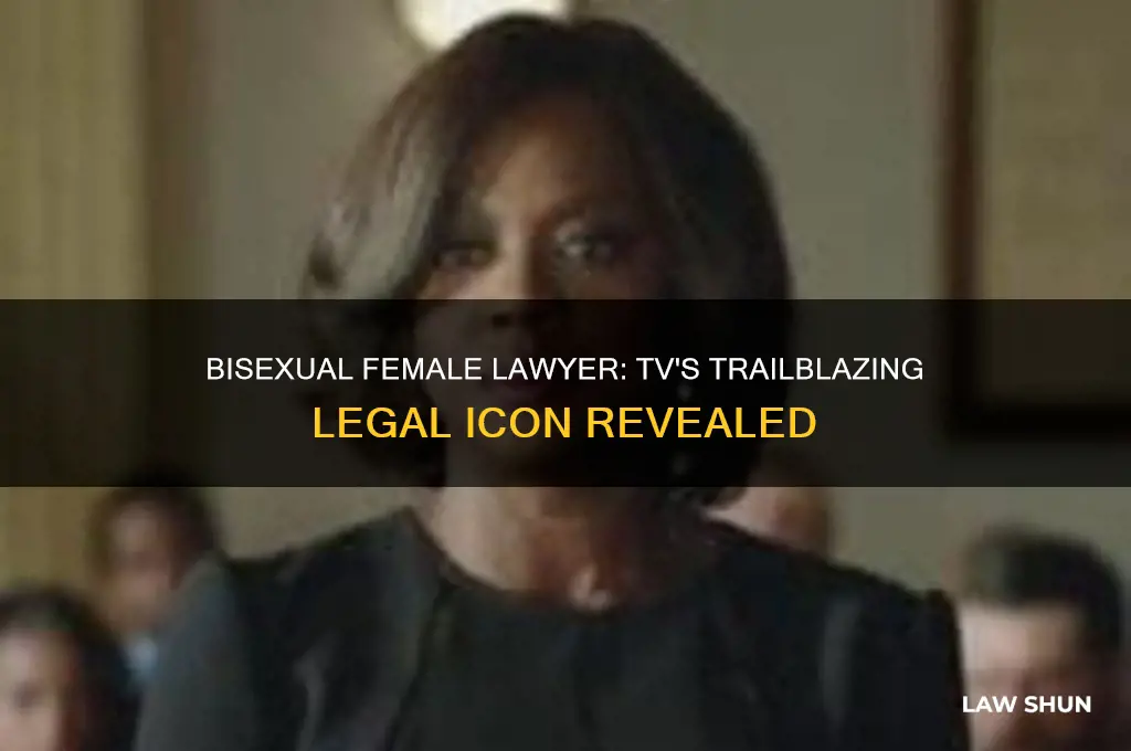 who was the bisexual female lawyer on tv law show
