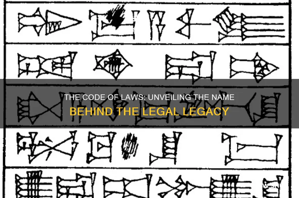 who was the code of laws named after