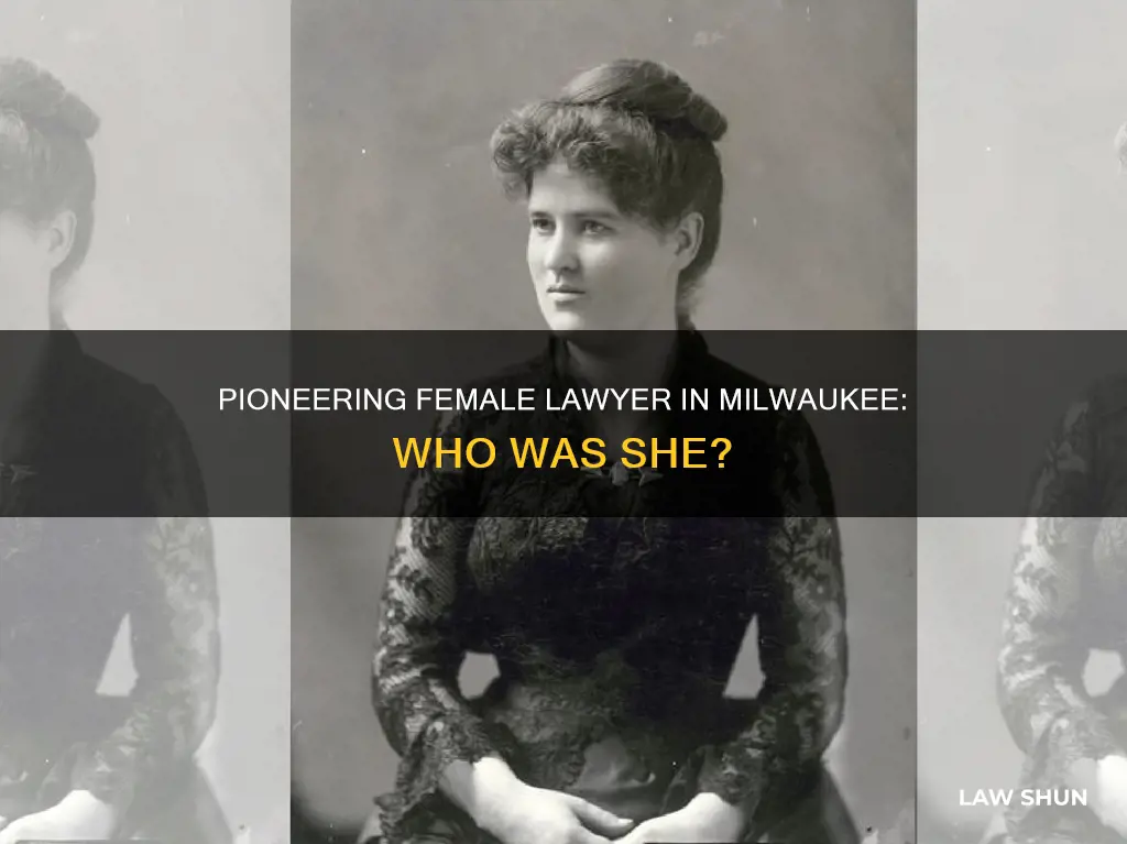 who was the first female law partner in milwaukee wisconsin