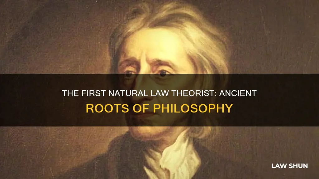 who was the first person to present natural law
