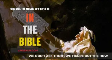 The Mosaic Law: To Whom Was It Given in the Bible?