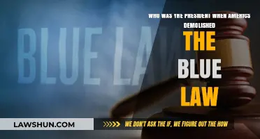 When Blue Laws Fell: The President Overseeing America's Legal Shift