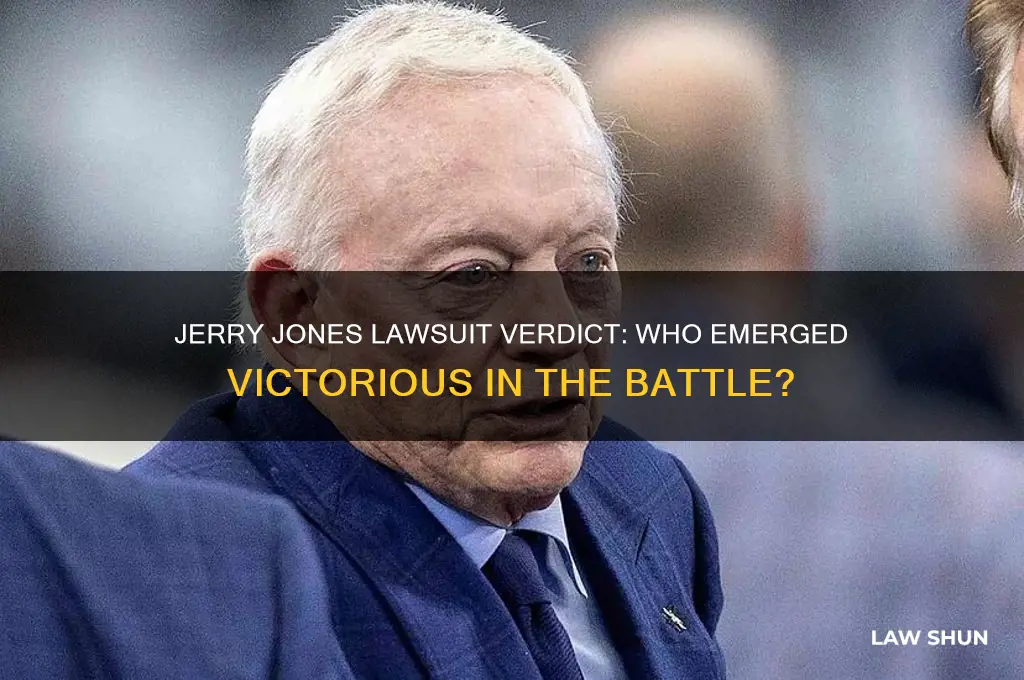 who won the jerry jonnes law suit