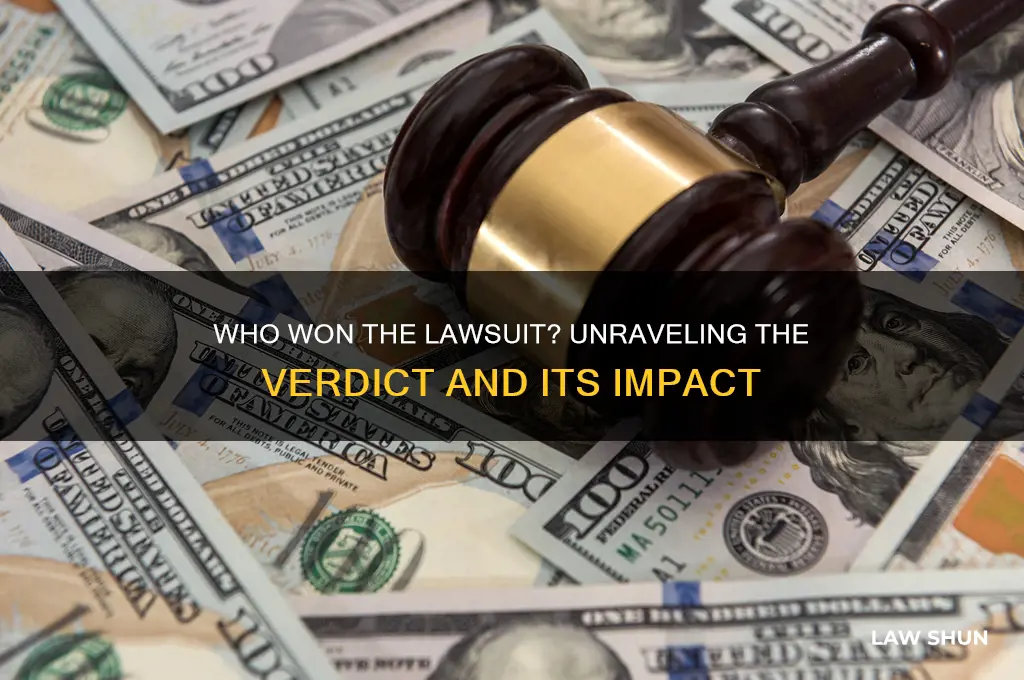 who won the law suit