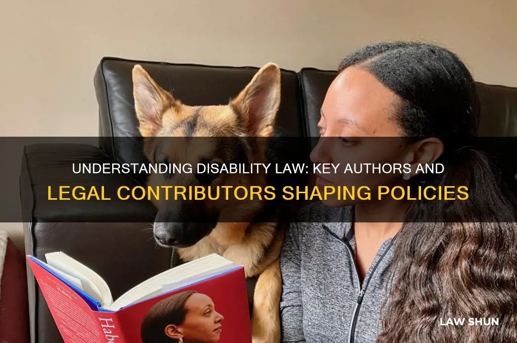 who writes disability law