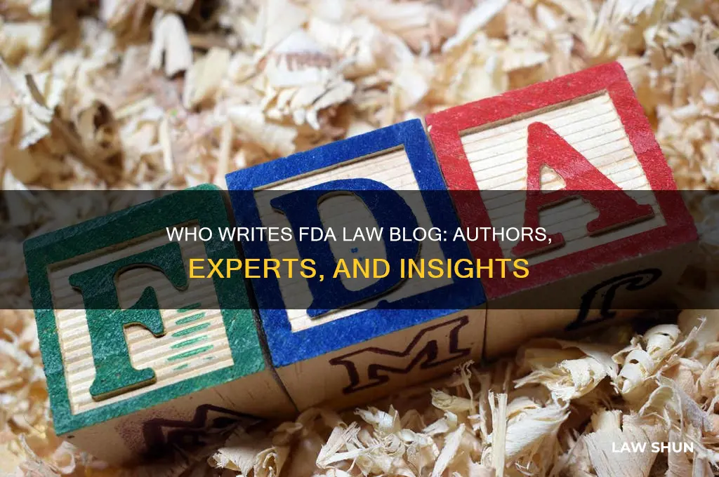 who writes fda law blog