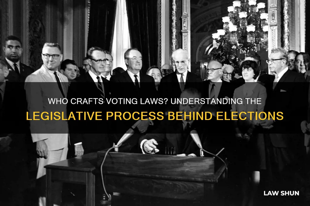 who writes laws for voting