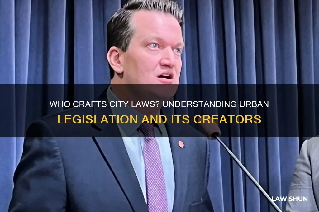 who writes laws in cities