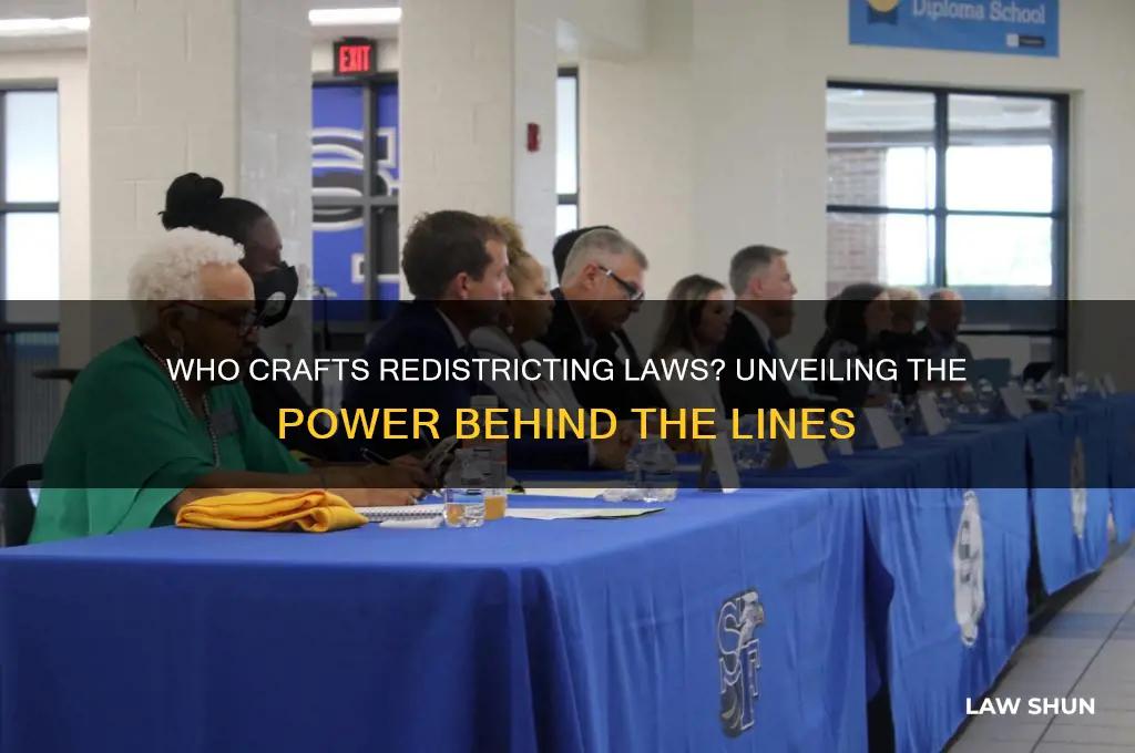 who writes redistricing laws