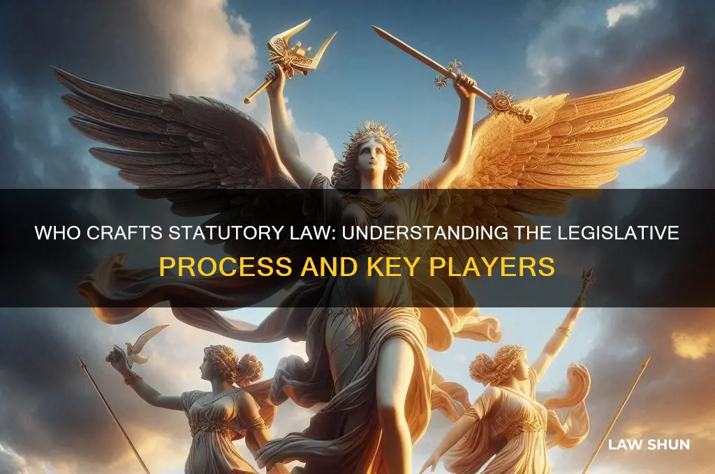 who writes statutory law