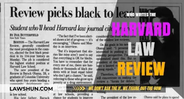 Who Crafts the Harvard Law Review? Unveiling the Legal Minds Behind It