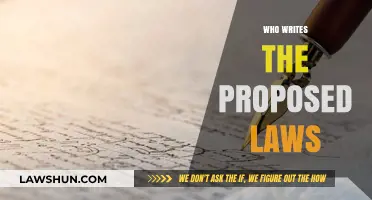 Who Crafts Proposed Laws? Unveiling the Legislative Drafting Process