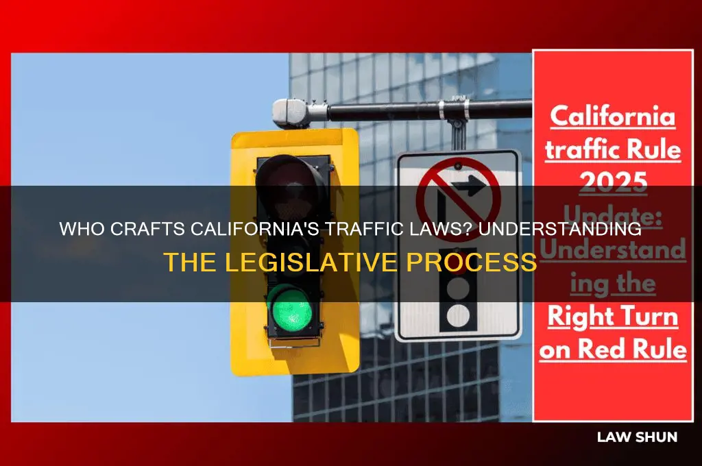 who writes traffic laws in ca