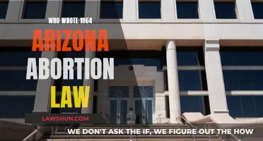 Who Authored Arizona's 1864 Abortion Law?