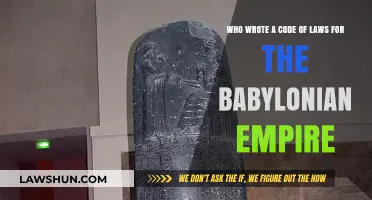 The Author Behind Babylon's Legal Code: Unveiling Ancient Lawmaker