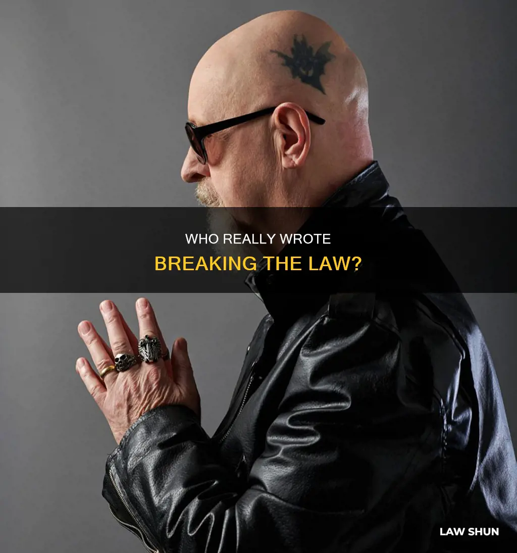 who wrote breaking the law