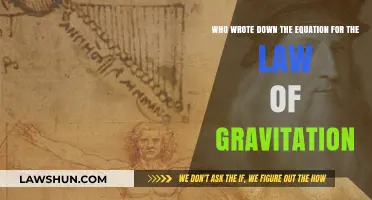 Unveiling the Author: Who Penned the Law of Gravitation Equation?