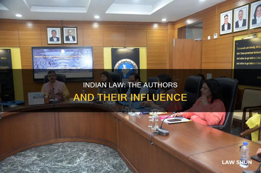 who wrote indian law