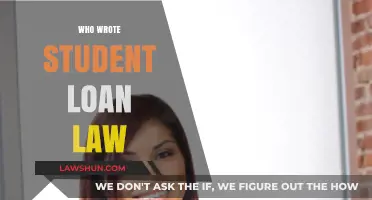 Unveiling the Author: Who Crafted the Student Loan Law?
