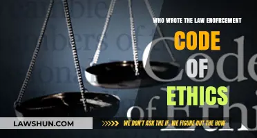 Who Wrote the Law Enforcement Code of Ethics?