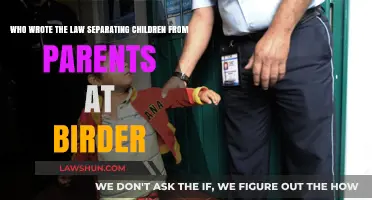 Who Wrote the Law Separating Families at the Border?