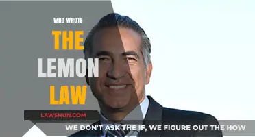 Unveiling the Author: Who Wrote the Lemon Law and Why?