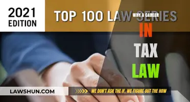 Tax Law: A Career of Intrigue and Challenge