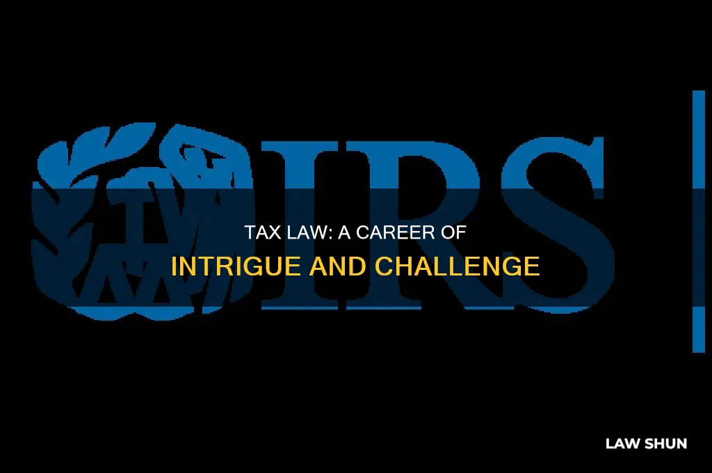 why a career in tax law