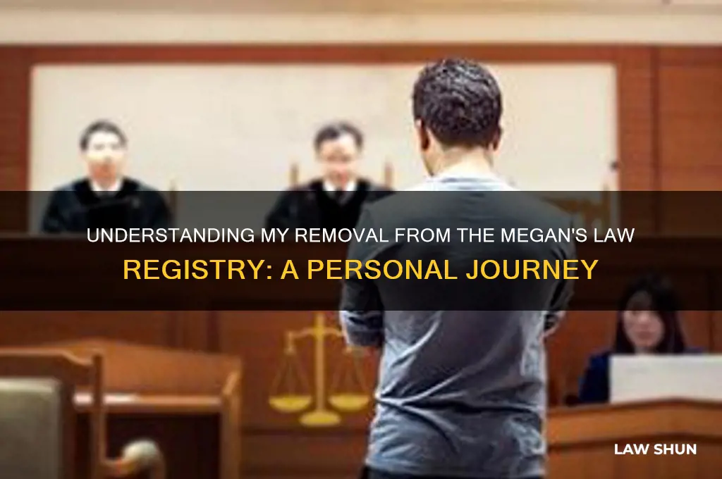 why am i no longer on the megans law site