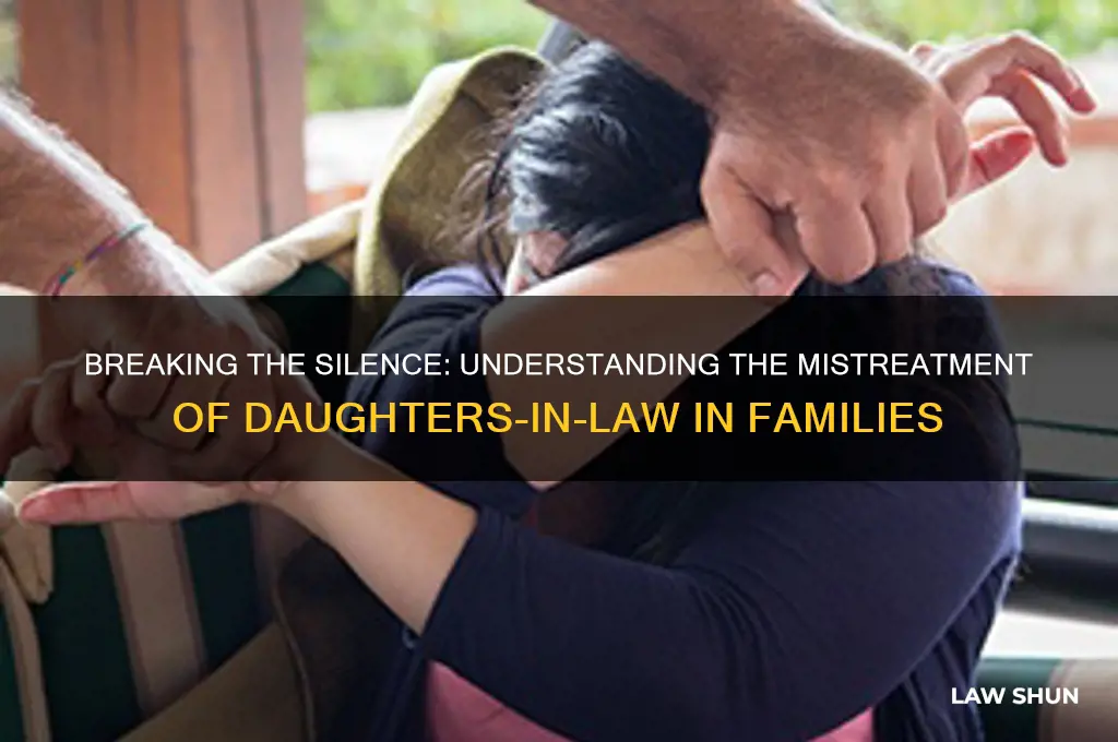 why are daughter in laws treated badly